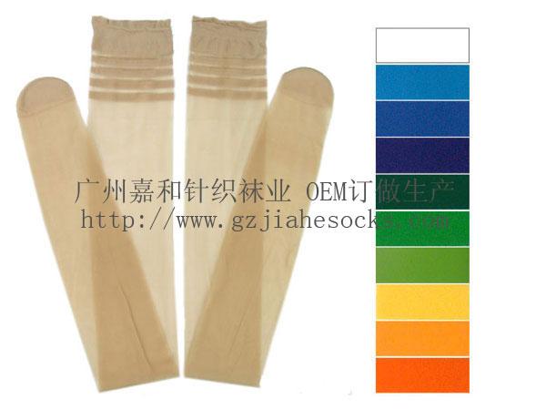 广东袜子厂定制丝袜 天鹅绒中长筒丝袜子 女袜 长筒袜 出口袜加工