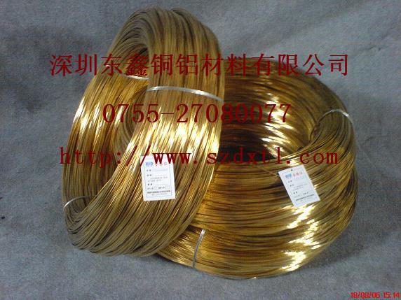 供应国标H65焊接黄铜线/高纯度H65黄铜线图片