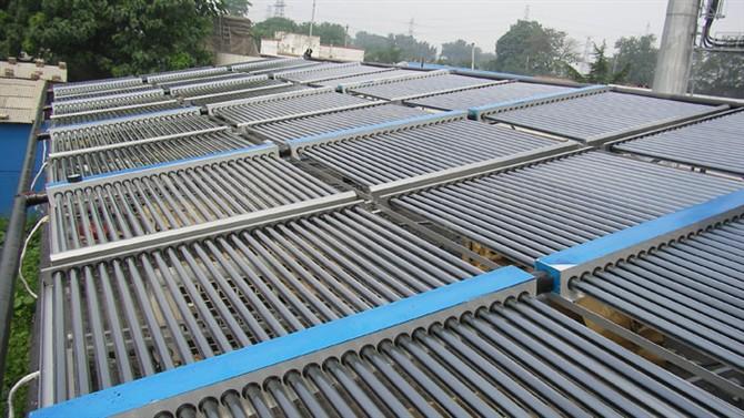 供应真空管太阳能集热系统安装太阳能热