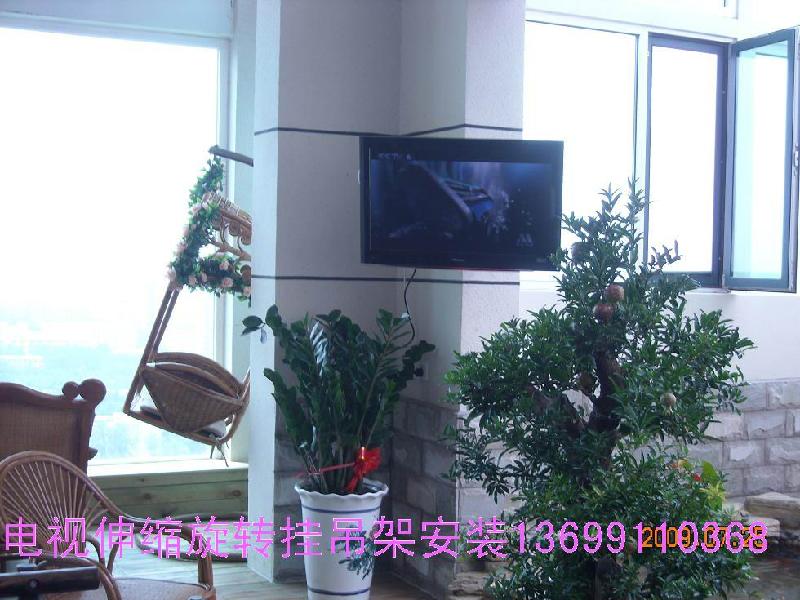 供应四季青液晶电视吊挂架销售安装等离子电视悬吊架折叠壁挂架