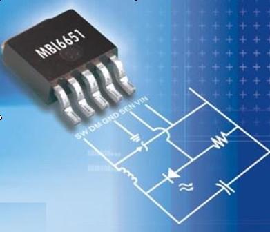 供应MBI6651应用于半导体照明的DC-DC产品图片