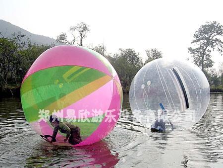 供应TPU水上步行球透明水上飘球直径2米水上漫步球价格手摇船+