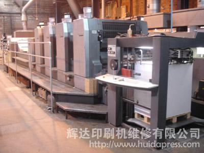 供应专业维修海德堡对开四色印刷机，重庆海德堡对开四色印刷机维修