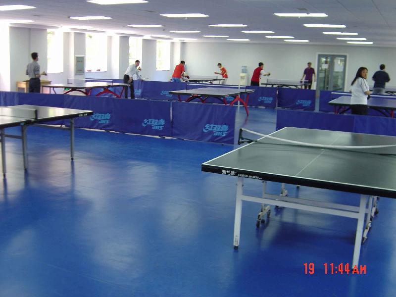济南塑胶运动乒乓球室运动地板批发