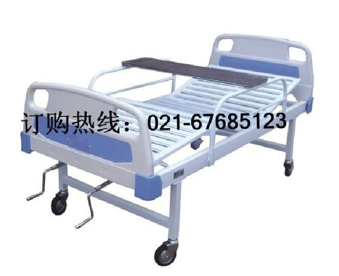 供应护理病人床,ABS-C6型全喷塑带轮双摇床,家用病床
