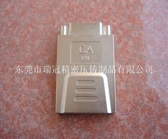 供应东莞锌合金精密压铸电子连接器GBIC外壳