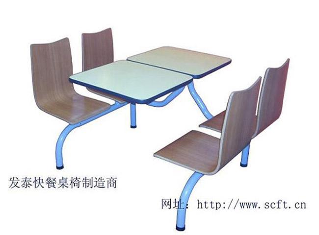 供应连体快餐桌椅报价  快餐桌椅图片 快餐桌椅模型