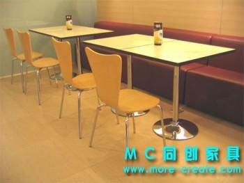 供应广东哪有卖快餐桌椅连体餐桌