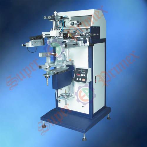 供应圆面丝印机：水杯/针筒/刻度剂丝印机，圆面丝印机S-300S图片