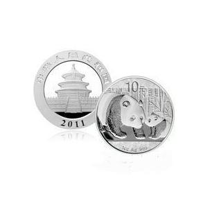 2011年熊猫1盎司银币