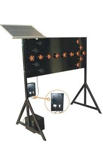 骧虎供应：太阳能施工导向牌，太阳能箭头导向牌，太阳能发光导向牌图片