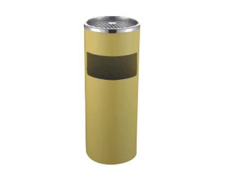 供应YLQP015黄钢网格烟灰筒/不锈钢黑网格烟灰桶