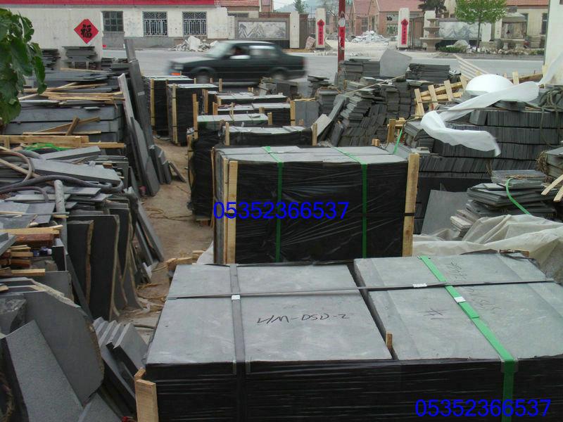 供应中国黑亚光生产厂家 莱州石材 莱州中国黑蒙古黑石材
