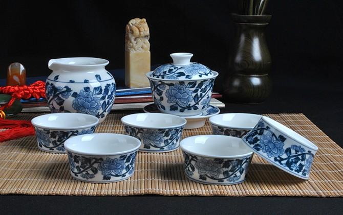 供应青花瓷茶具价格图片