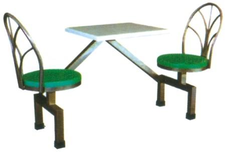 供应连体快餐桌椅图片A41，快餐桌椅，曲木餐桌椅，连体快餐桌椅