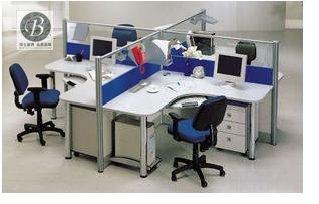 供应屏风式办公桌板式办公家具4053，广州哪里买屏风式办公桌
