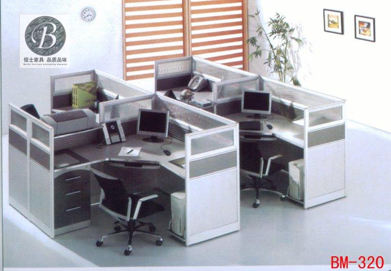 板式办公家具之屏风办公桌4034批发