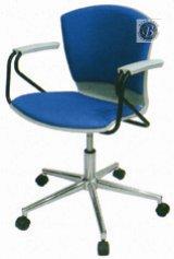 办公职员椅D220，定做办公桌椅系列布面职员椅，职员椅款式图片