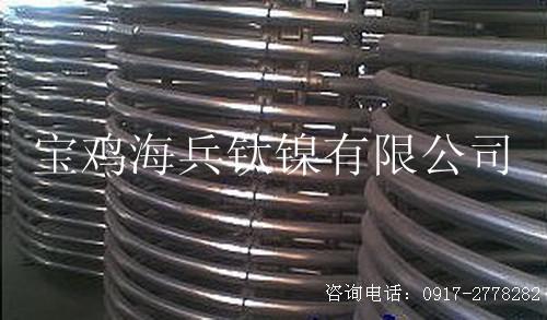 宝鸡市钛盘管厂家供应用于液体换热的钛盘管
