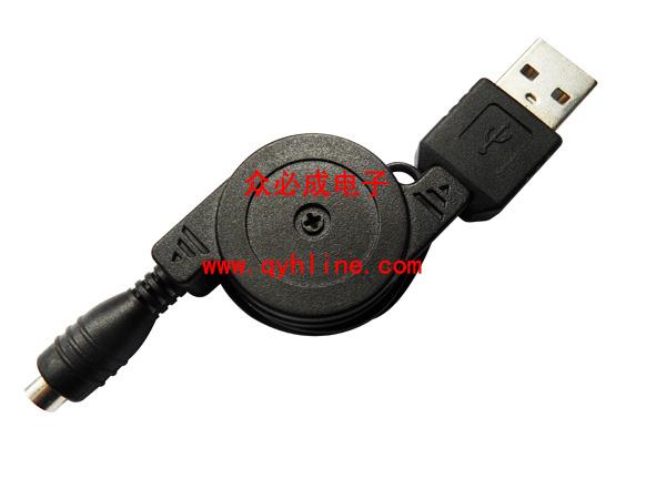 内蒙古USB对3511DC母座双拉伸缩线批发