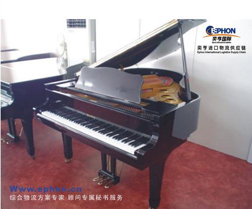 上海进口二手钢琴报关公司/旧钢琴进口物流代理