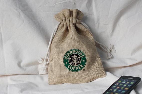 郑州咖啡袋天然麻布咖啡袋环保袋批发