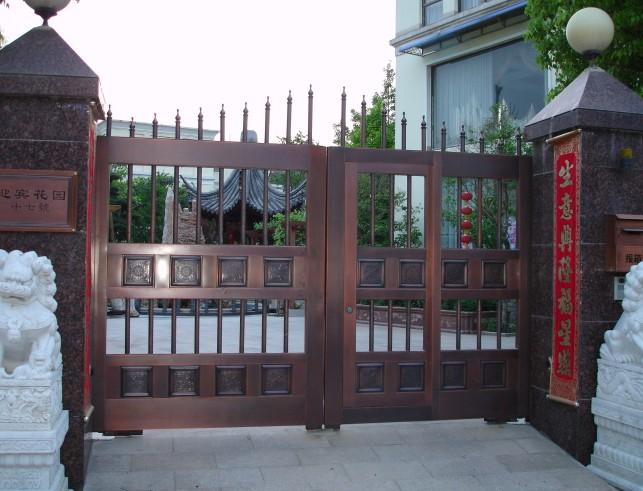 河南私家小院铜门|铜门 庭院铜门定制专家|铜门厂图片
