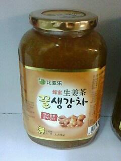 韩国进口比亚乐蜂蜜生姜茶批发