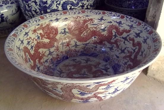 供应定做加工景德镇特大件瓷器陶瓷碗仿古碗13979889711
