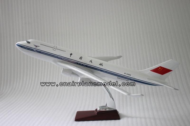 供应航空模型B747-400中国民航47CM