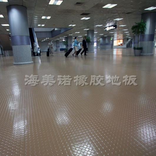 锤击纹撒花橡胶地板系列-北京机场锤击纹橡胶地板生产厂家
