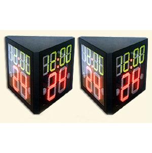 供应篮球24秒电子计时器/带比赛时间/移动式篮球比赛24秒计时器