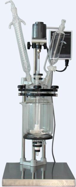 专业供应S212-20L双层玻璃反应釜/夹层玻璃釜