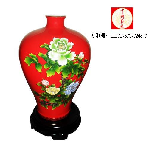 广西红瓷花瓶批发批发