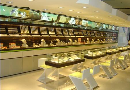 供应海南珠宝展柜玉器展示柜设计制作厂家