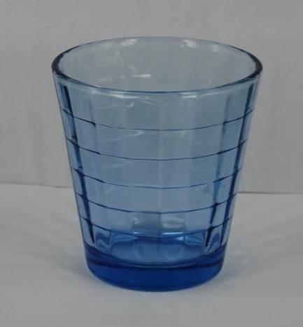 蓝色玻璃杯玻璃杯定制批发批发