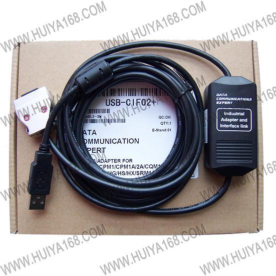 供应欧姆龙PLC编程电缆USB-CIF02