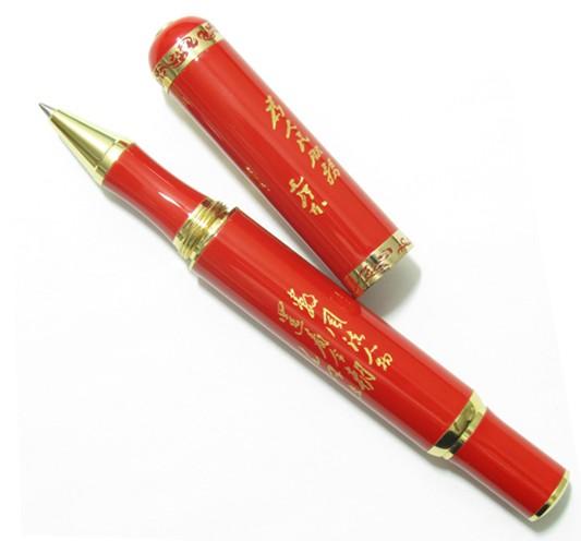西安红瓷钢笔西安广告笔批发