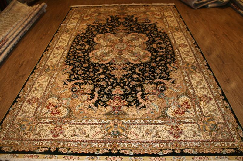 供应伊朗进口真丝地毯，伊朗手工真丝地毯高品质北京供货商