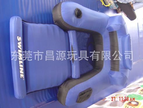 专业生产PVC充气休闲躺椅 充气沙发批发