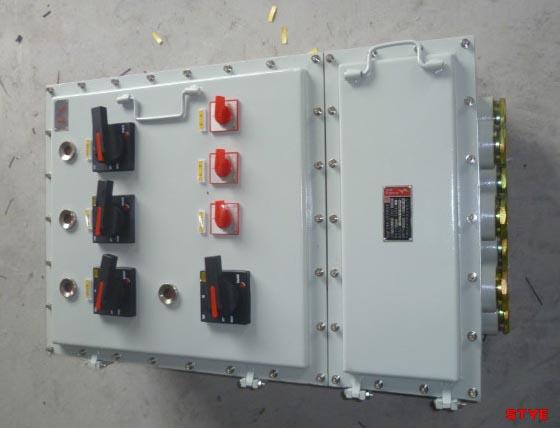 供应常熟元件专配防爆动力箱Q235钢板防爆配电相