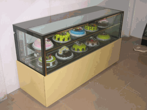 供应上海保鲜柜日式直角蛋糕柜食品保鲜柜杨沃蛋糕保鲜柜