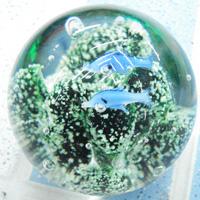 供应夜光玻璃球 荧光玻璃球 玻璃工艺品 （可定做）