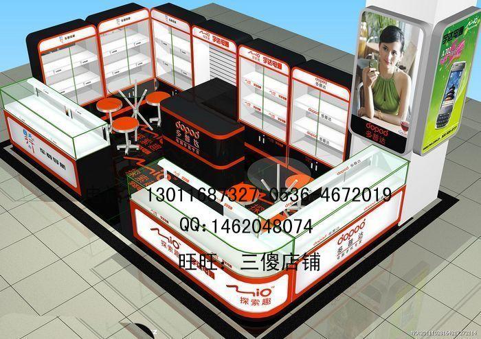 潍坊市手机展示柜台货架专业订做厂家