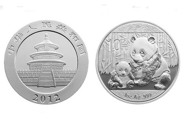 供应2012年1盎司熊猫银币
