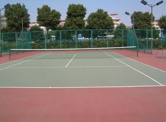 重庆万科地产网球场地施工单位江津区羽毛球场施工巴南区硅PU网球图