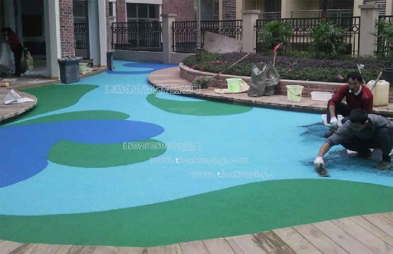九龙坡区幼儿园彩色塑胶地面施工批发