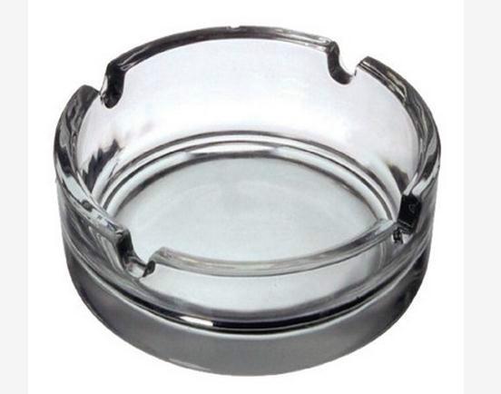 供应圆形玻璃烟灰缸：明达特惠批发