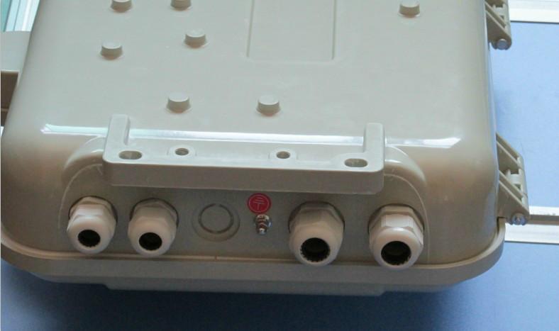室外挂杆式二槽道SMC光缆分纤盒批发