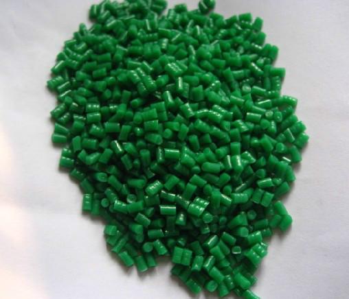 供应厂家直销 改性专用 无填充 高溶质 丙膜颗粒 深绿色PP再生料